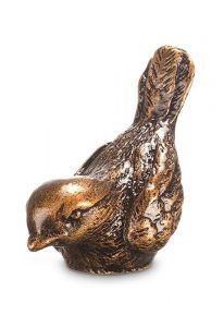 Estátua comemorativa de passarinho – feita de bronze