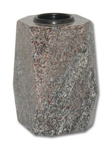 Vaso memorial em pedra natural em diferentes tipos de granito