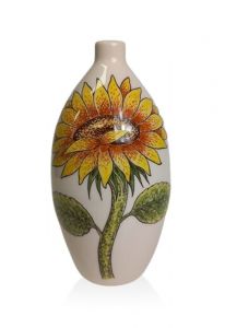 Mini urna cinzas pintada à mão