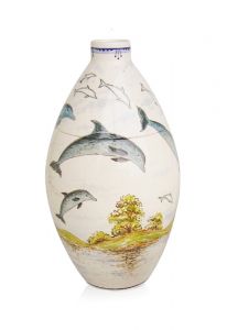 Urna funerária pintada à mão