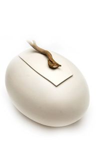 Urna cinzas feita à mão