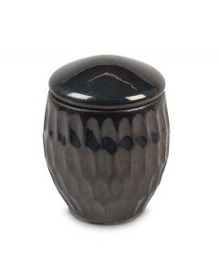 Mini urna para cinzas de cerâmica - Bronze