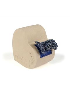 Mini urna para cinzas em cerâmica