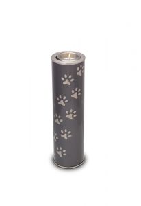 Urna funerária para animais de estimação com porta-velas