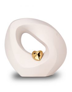 Urna para cinzas em cerâmica