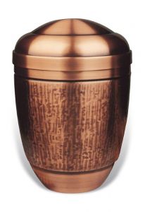 Urna funerária em cobre