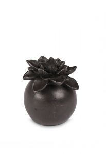 Mini urna funerária em bronze