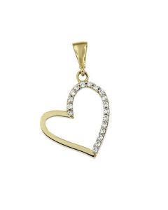 Pingente memorial em ouro amarelo 14k