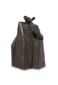 Mini urna cinzas em bronze
