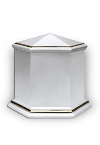 Mini urna para cinzas de porcelana
