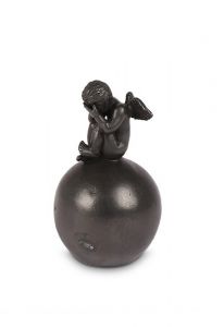 Mini urna funerária em bronze
