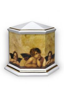 Mini urna para cinzas de porcelana