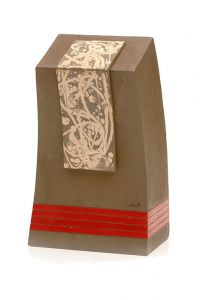 Urna funerária artística em cerâmica