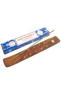 NAG CHAMPA grootverpakking met wierookhouder