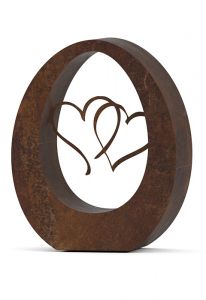 Mini urna funerária em bronze