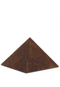 Mini urna funerária em bronze