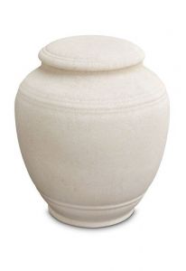 Urna funerária de porcelana 'Classica' - Bege