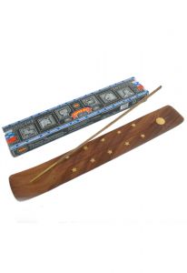 NAG CHAMPA grootverpakking met wierookhouder