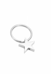 Chaveiro com pingente para cinzas 'Estrela'