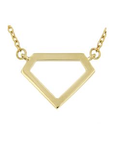 Colar símbolo 14k ouro amarelo