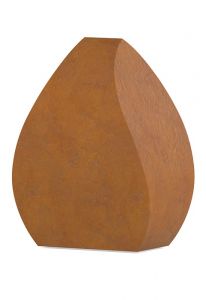 Urna funerária para adultos em aço corten
