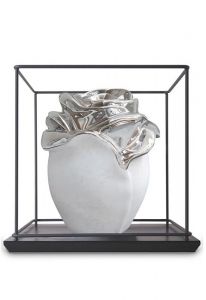 Urna funerária de porcelana 'Princess Platinum'