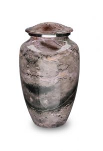 Urna funerária 'Elegance' com efeito pedra natural rosa