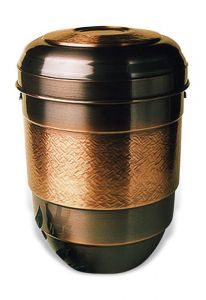 Urna funerária em cobre