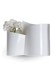 Urna para cinzas de resina com vaso de flores 'Soffio'