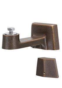 Suporte de parede em bronze para lanternas de túmulos