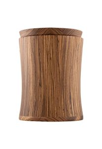 Houten urn