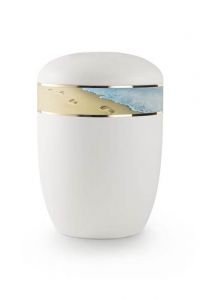 Urna biodegradável para enterro na água do mar (ou outro corpo de água)