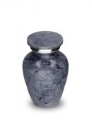 Pequena urna funerária 'Elegance' com efeito pedra natural roxo