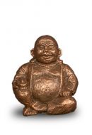 Mini urna para cinzas em forma de Buda cor bronze