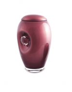 Urna para cinzas de vidro de cristal