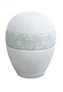 Urna para cinzas de porcelana 'Planet' - Gelo e Água