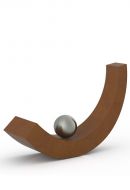 Urna funerária para adultos em aço corten