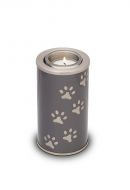 Urna funerária para animais de estimação com porta-velas