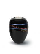 Mini urna funerária de fibra de vidro com suporte de vela
