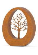 Urna funerária para adultos em aço corten