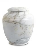 Urna funerária de porcelana 'Classica' | Mármore de Carrara árabe