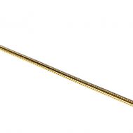 Colar em aço inoxidável banhado a ouro