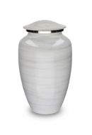 Urna funerária 'Elegance' com efeito pedra natural branco-cinza