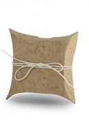 Pequena urna funerária biodegradável para dispersão das cinzas no mar